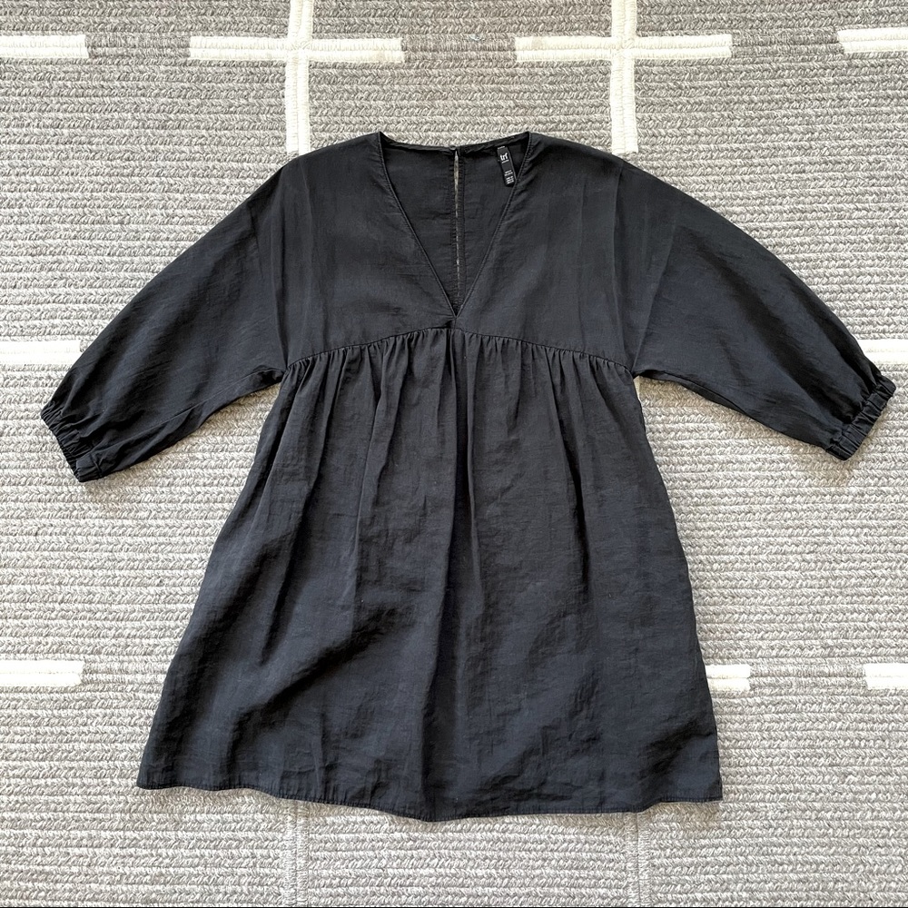 Flowy black tunic dress from Zara trf